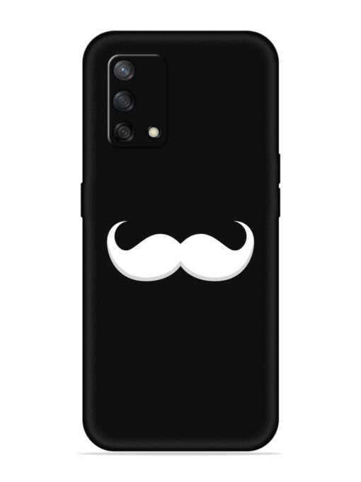 Mustache Vector Embossed Soft Silicone Case for Oppo F19 Zapvi