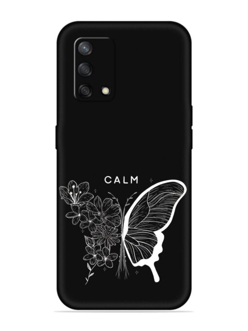 Calm Embossed Soft Silicone Case for Oppo F19 Zapvi