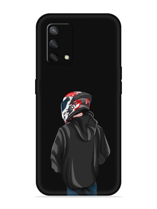 Motorcycle Rider Embossed Soft Silicone Case for Oppo F19