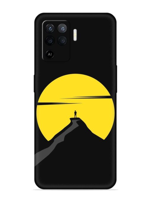 Black Ultra Vector Embossed Soft Silicone Case for Oppo F19 Pro