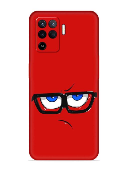 Rad Angry Face Embossed Soft Silicone Case for Oppo F19 Pro Zapvi