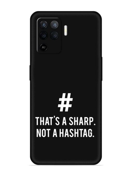 Thats Sharp Not Embossed Soft Silicone Case for Oppo F19 Pro Zapvi