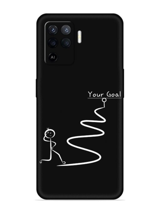 Your Goal Embossed Soft Silicone Case for Oppo F19 Pro Zapvi