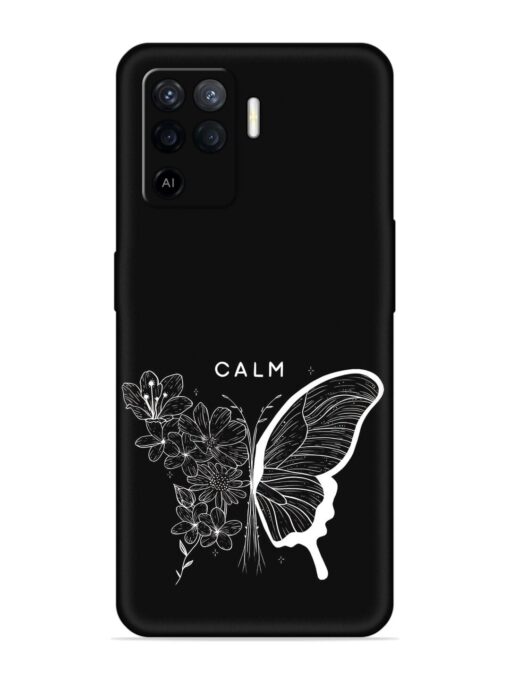 Calm Embossed Soft Silicone Case for Oppo F19 Pro Zapvi