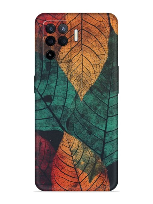 Leaves Artwork Embossed Soft Silicone Case for Oppo F19 Pro Zapvi