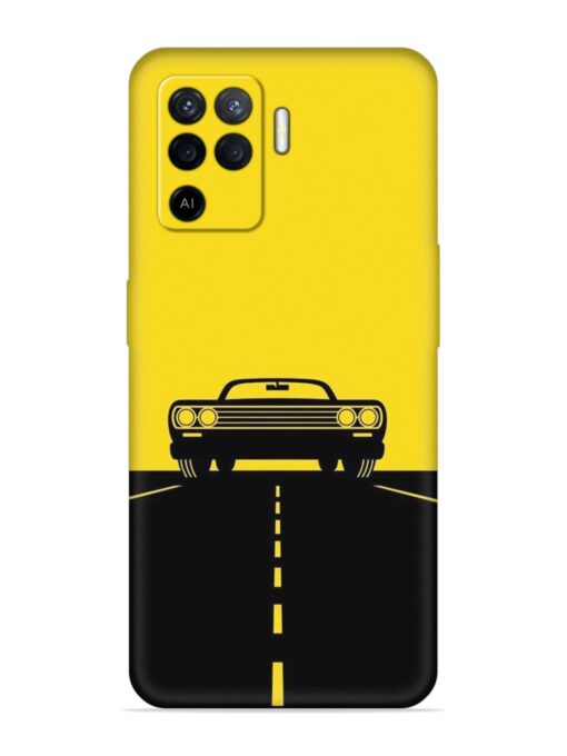 Classic Car Embossed Soft Silicone Case for Oppo F19 Pro