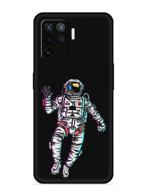 Spaceman Embossed Soft Silicone Case for Oppo F19 Pro Zapvi