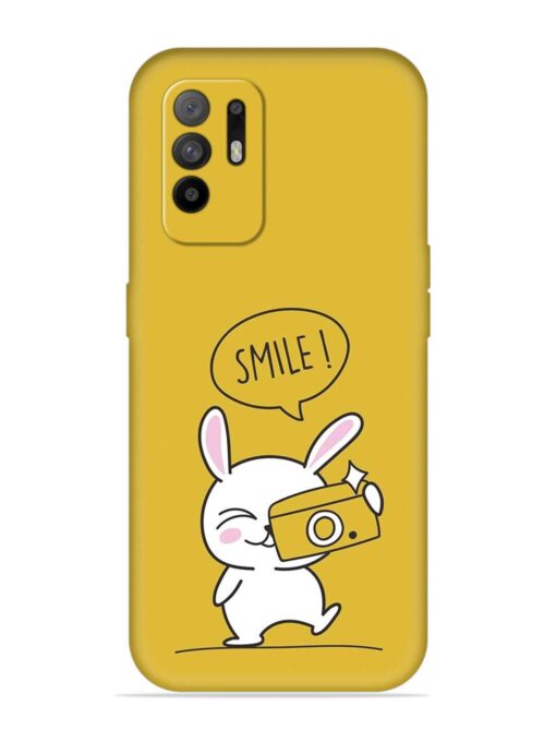 Hey Smile Please Embossed Soft Silicone Case for Oppo F19 Pro Plus