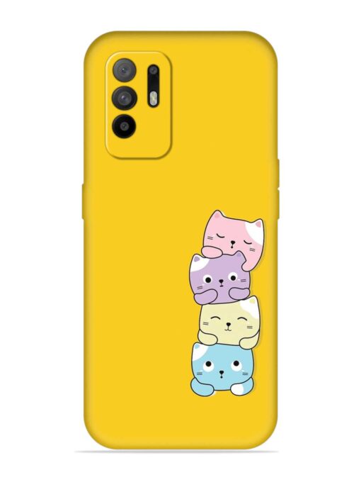 Cartoon Anime Embossed Soft Silicone Case for Oppo F19 Pro Plus Zapvi