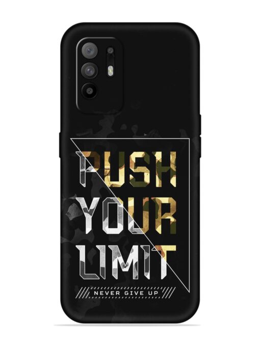 Push Your Limits Embossed Soft Silicone Case for Oppo F19 Pro Plus