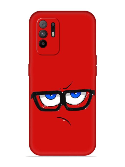 Rad Angry Face Embossed Soft Silicone Case for Oppo F19 Pro Plus Zapvi