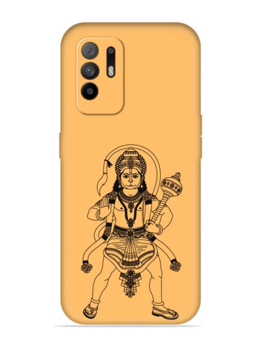 Indian God Hanuman Embossed Soft Silicone Case for Oppo F19 Pro Plus Zapvi