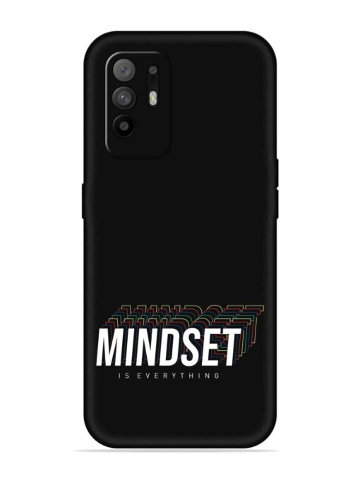 Mindset Everything Slogan Embossed Soft Silicone Case for Oppo F19 Pro Plus