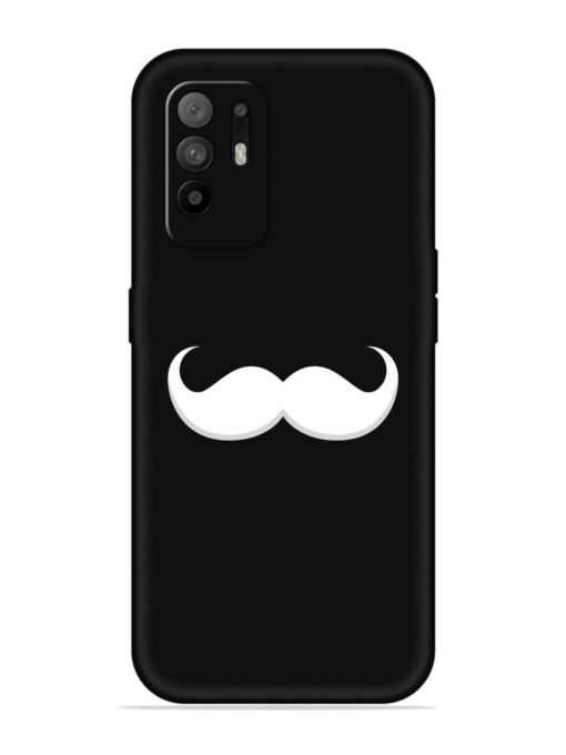 Mustache Vector Embossed Soft Silicone Case for Oppo F19 Pro Plus Zapvi