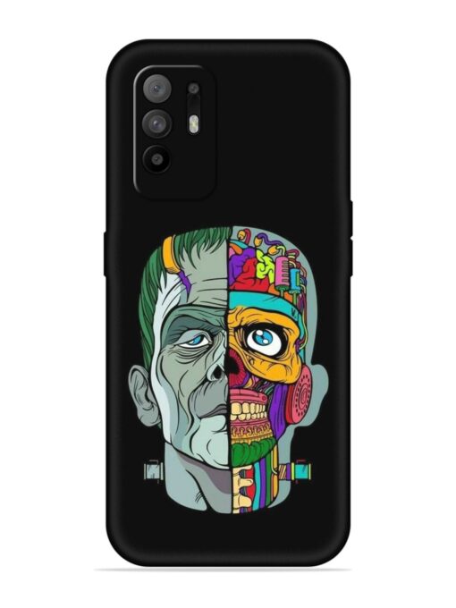 Men Vs Skull Embossed Soft Silicone Case for Oppo F19 Pro Plus Zapvi