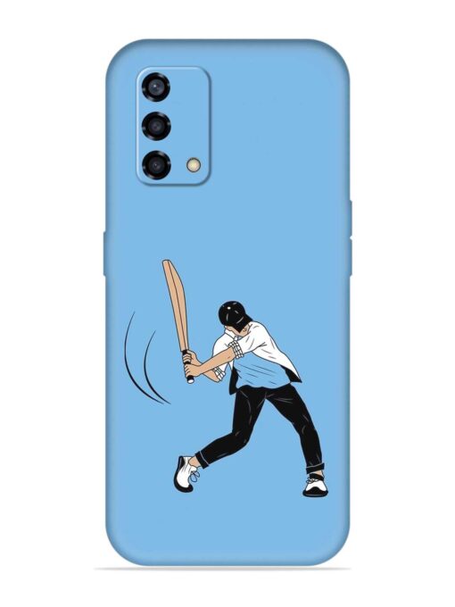 Cricket Gully Boy Embossed Soft Silicone Case for Oppo F19S