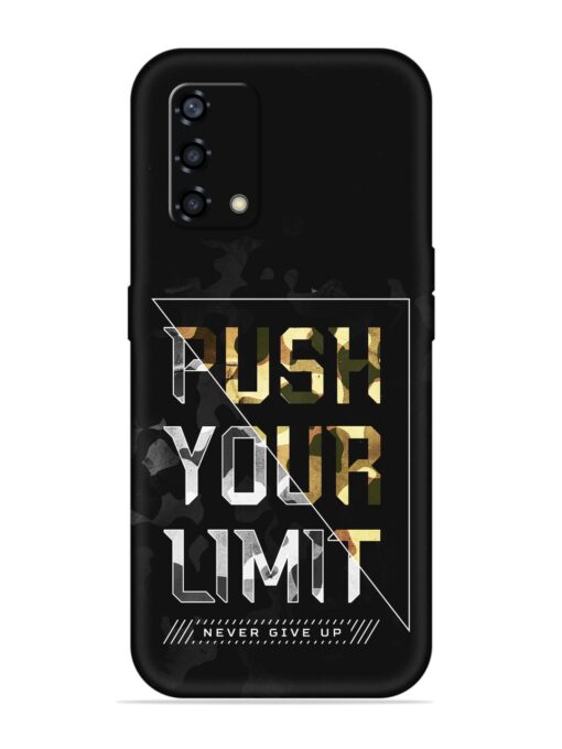 Push Your Limits Embossed Soft Silicone Case for Oppo F19S Zapvi