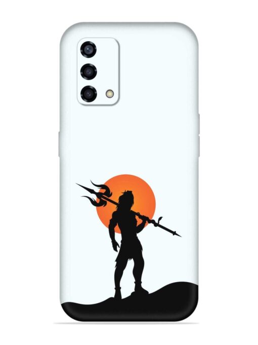 Lord Mahadev Trendy Embossed Soft Silicone Case for Oppo F19S Zapvi