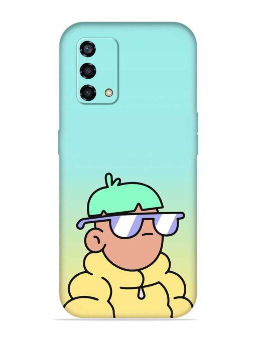 Doodles Cool Character Embossed Soft Silicone Case for Oppo F19S