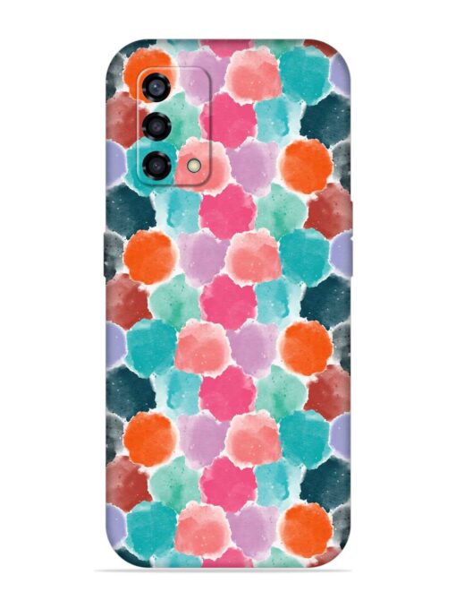 Colorful Seamless Pattern Embossed Soft Silicone Case for Oppo F19S Zapvi