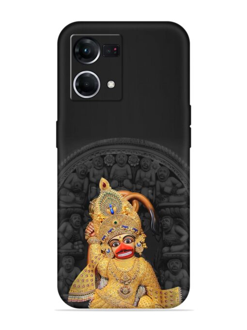 Indian Gold Hanuman Embossed Soft Silicone Case for Oppo F21 Pro (4G) Zapvi