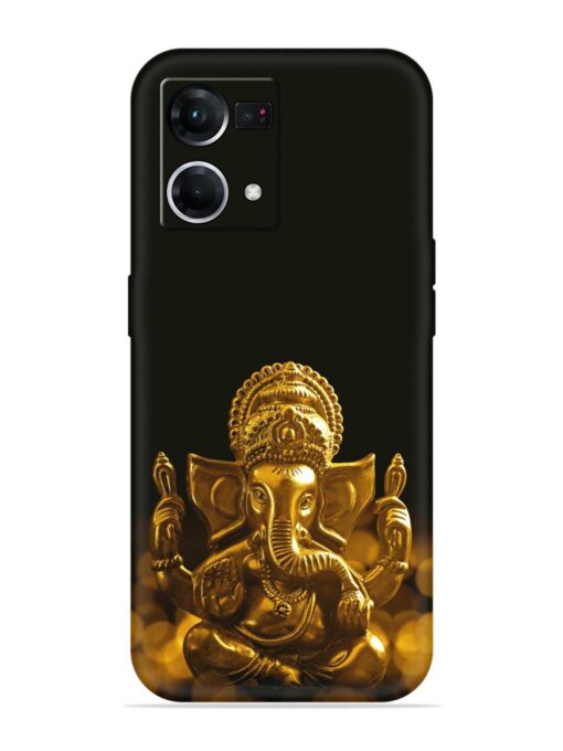 Lord Ganesha Indian Festival Embossed Soft Silicone Case for Oppo F21 Pro (4G)