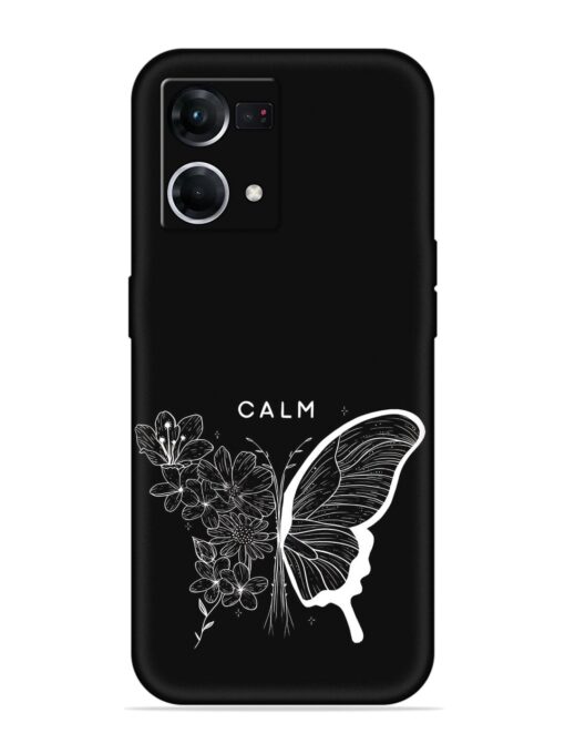 Calm Embossed Soft Silicone Case for Oppo F21 Pro (4G) Zapvi