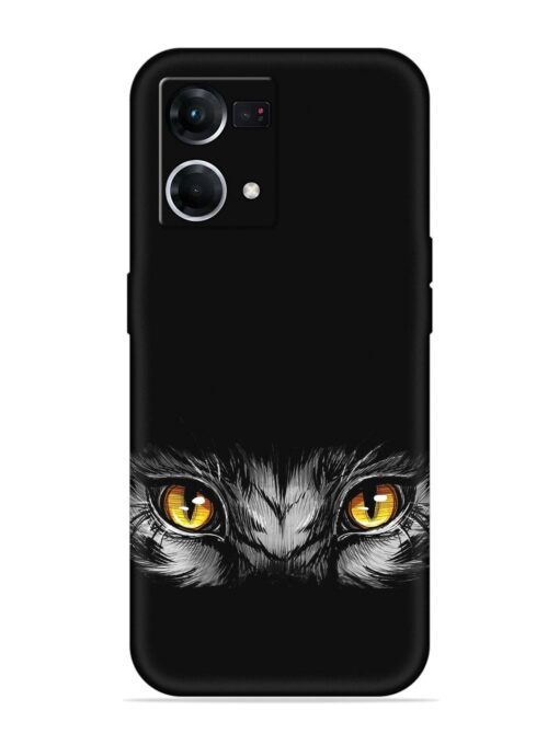 Scary Eye Embossed Soft Silicone Case for Oppo F21 Pro (4G) Zapvi