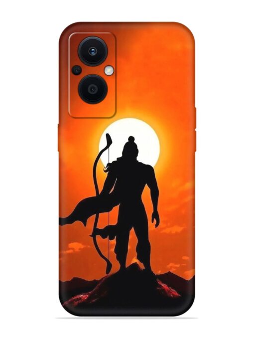 Shree Ram Embossed Soft Silicone Case for Oppo F21 Pro (5G) Zapvi