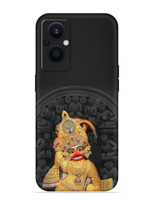 Indian Gold Hanuman Embossed Soft Silicone Case for Oppo F21 Pro (5G)