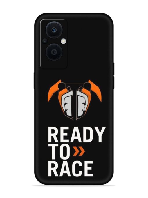 Ready To Race Embossed Soft Silicone Case for Oppo F21 Pro (5G)