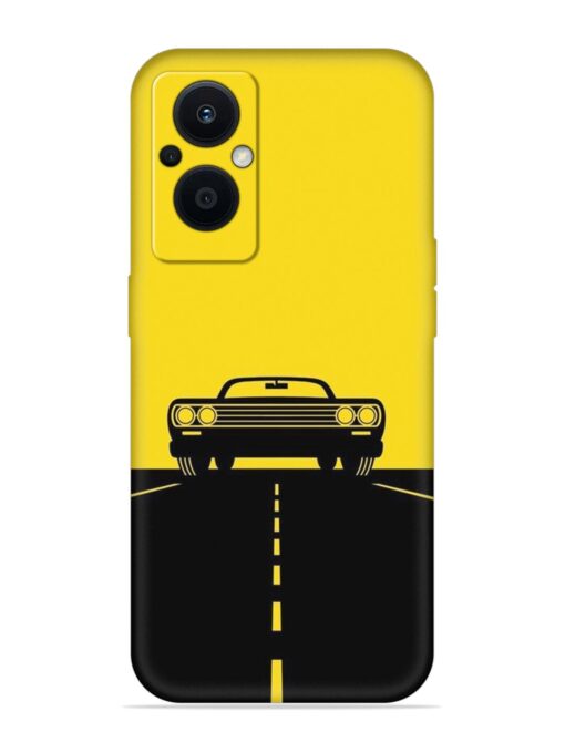 Classic Car Embossed Soft Silicone Case for Oppo F21 Pro (5G)