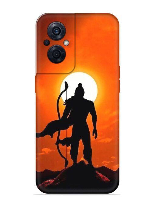 Shree Ram Embossed Soft Silicone Case for Oppo F21S Pro (5G) Zapvi