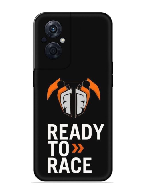 Ready To Race Embossed Soft Silicone Case for Oppo F21S Pro (5G)