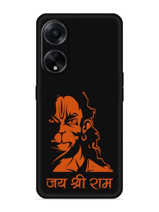 Angry Hanuman Embossed Soft Silicone Case for Oppo F23 (5G)