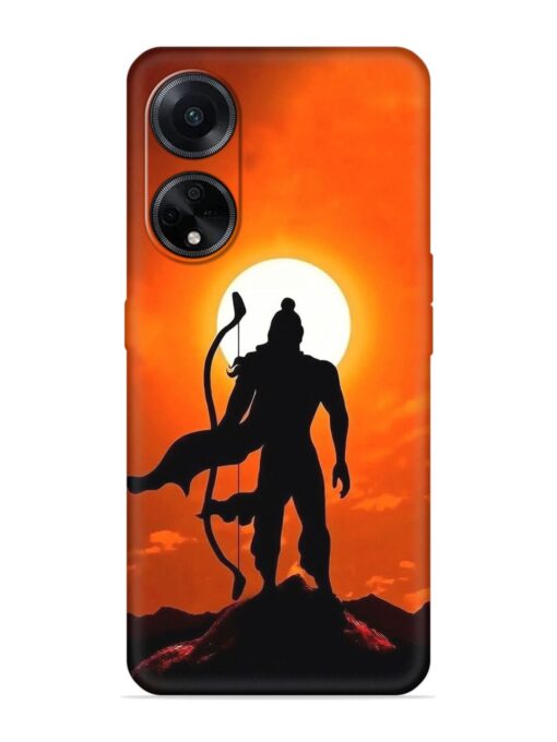 Shree Ram Embossed Soft Silicone Case for Oppo F23 (5G) Zapvi