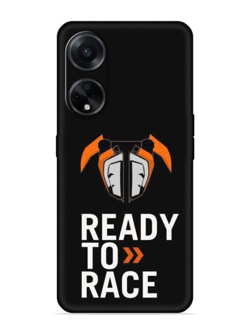 Ready To Race Embossed Soft Silicone Case for Oppo F23 (5G)