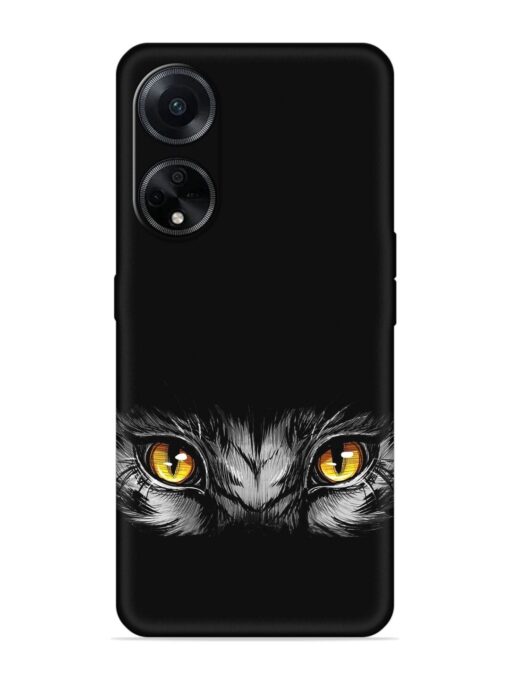 Scary Eye Embossed Soft Silicone Case for Oppo F23 (5G) Zapvi