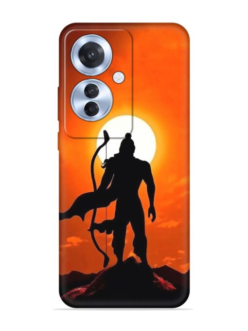 Shree Ram Embossed Soft Silicone Case for Oppo F25 Pro (5G)