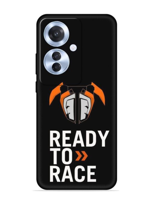 Ready To Race Embossed Soft Silicone Case for Oppo F25 Pro (5G)