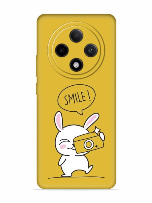 Hey Smile Please Embossed Soft Silicone Case for Oppo F27 Pro Plus (5G) Zapvi