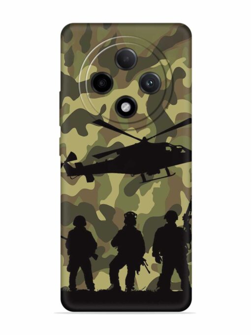 Army Heros Embossed Soft Silicone Case for Oppo F27 Pro Plus (5G) Zapvi