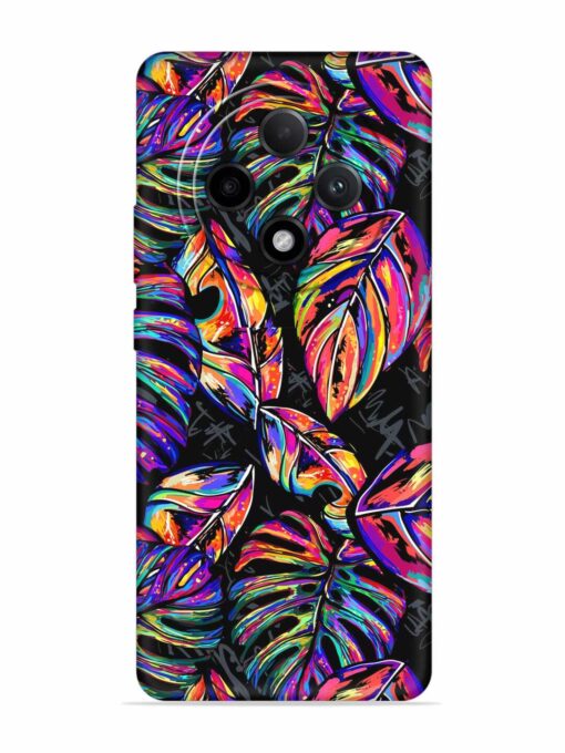 Tropical Seamless Vector Embossed Soft Silicone Case for Oppo F27 Pro Plus (5G) Zapvi