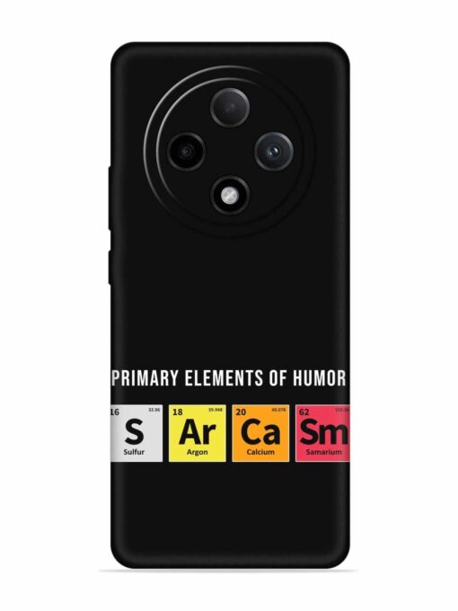 Primary Elements Humor Embossed Soft Silicone Case for Oppo F27 Pro Plus (5G)