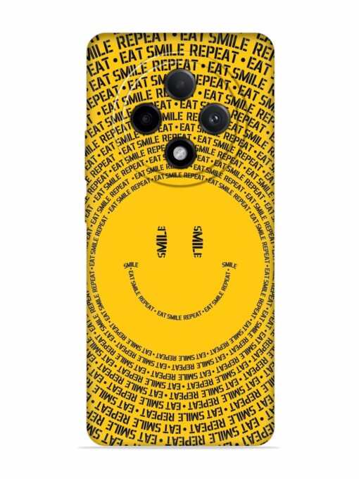 Smiley Embossed Soft Silicone Case for Oppo F27 Pro Plus (5G)