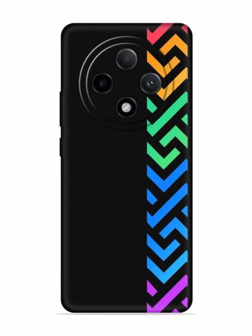 Colorshape Stripes Embossed Soft Silicone Case for Oppo F27 Pro Plus (5G)