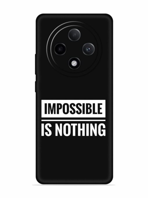 Impossible Is Nothing Embossed Soft Silicone Case for Oppo F27 Pro Plus (5G)