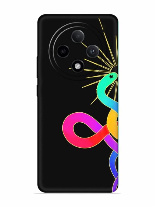 Art Geometric Abstraction Embossed Soft Silicone Case for Oppo F27 Pro Plus (5G) Zapvi