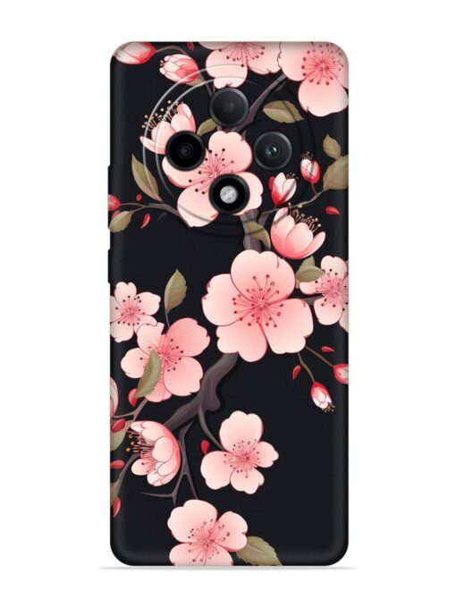 Cherry Blossom Embossed Soft Silicone Case for Oppo F27 Pro Plus (5G) Zapvi