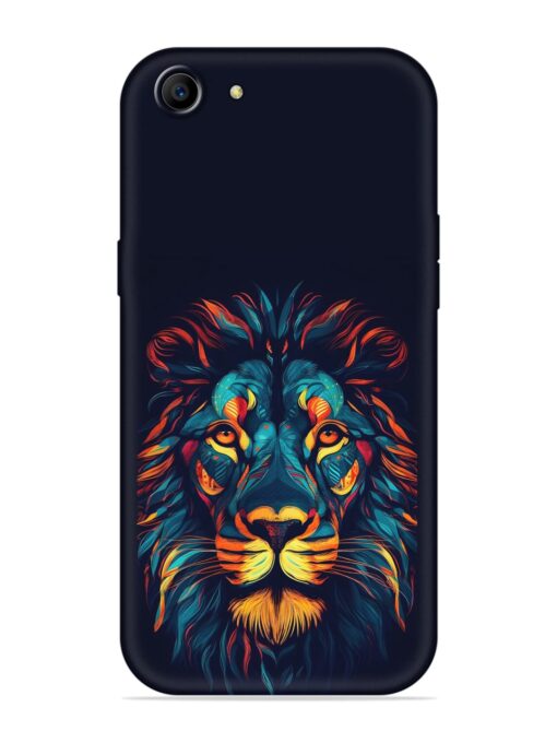 Colorful Lion Embossed Soft Silicone Case for Oppo F3 Zapvi